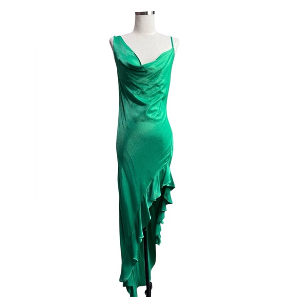 Karina Grimaldi x Revolve Azalea Maxi Dress Kelly Green NWT - Picture 5 of 9